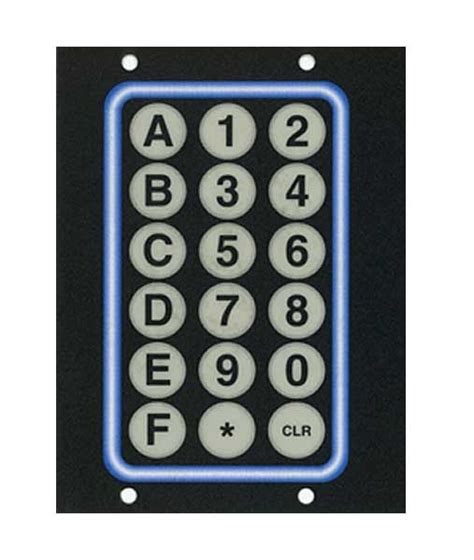 Printable Vending Machine Keypad